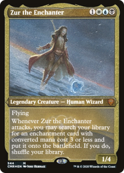 Zur the Enchanter (CMR-544) - Commander Legends Etched Foil