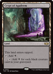 Crypt of Agadeem (TDC-354) - Commander: Tarkir: Dragonstorm
