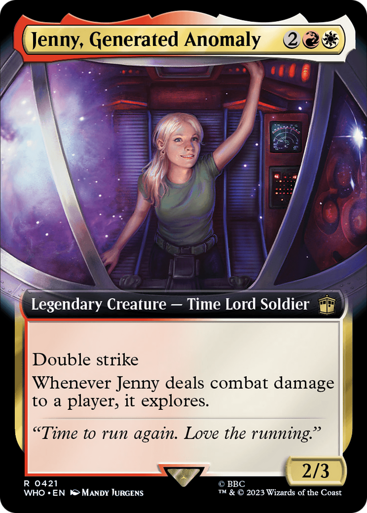 Jenny, Generated Anomaly (WHO-421) - Doctor Who: (Extended Art)