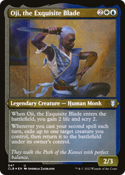 Oji, the Exquisite Blade (Foil Etched) (CLB-547) - Commander Legends: Battle for Baldur's Gate Foil