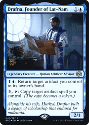 Drafna, Founder of Lat-Nam (PRE-47S) - The Brothers' War Promos Foil