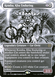 Kemba, Kha Enduring (ONE-330) - Phyrexia: All Will Be One: (Showcase) (Borderless) Foil