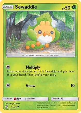 Sewaddle (6) 006/236  SM  Unified Minds - Common