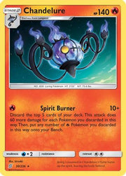 Chandelure 030/236  - Holofoil SM  Unified Minds - Holo Rare