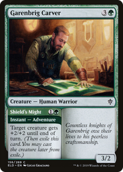 Garenbrig Carver // Shield's Might (ELD-156) - Throne of Eldraine