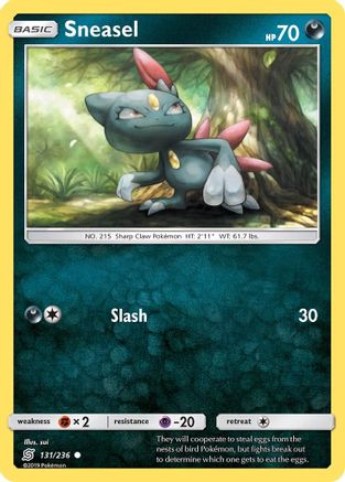Sneasel 131/236  SM  Unified Minds - Common