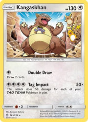 Kangaskhan 163/236  - Reverse Holofoil SM  Unified Minds - Holo Rare