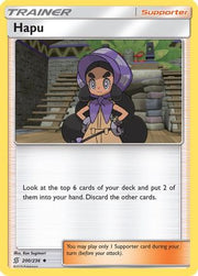 Hapu 200/236  - Reverse Holofoil SM  Unified Minds - Uncommon
