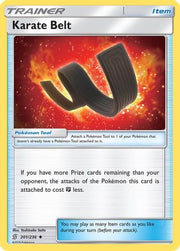 Karate Belt 201/236  - Reverse Holofoil SM  Unified Minds - Uncommon