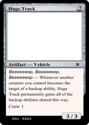 Huge Truck (UNK-RA02B) - Unknown Event