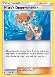 Misty's Determination 062/68  Hidden Fates - Uncommon
