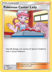 Pokemon Center Lady 064/68  Hidden Fates - Uncommon