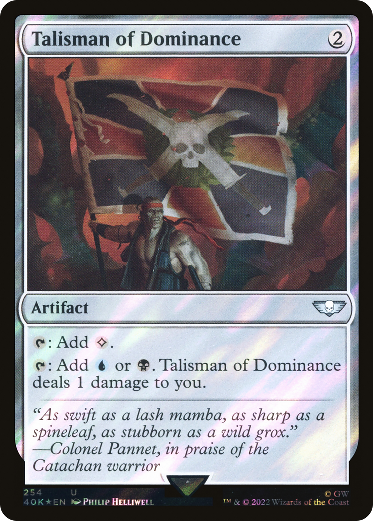 Talisman of Dominance (40K-254) - Warhammer 40,000 Commander Foil