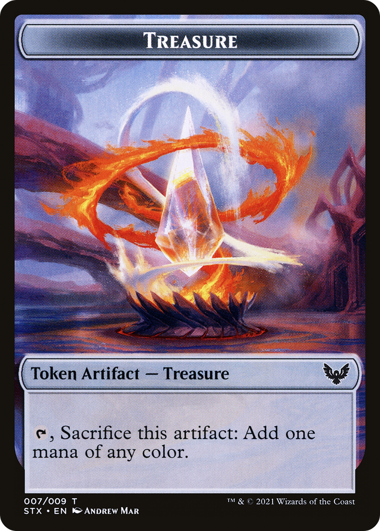 Treasure (STX-007) - Strixhaven: School of Mages Tokens Foil