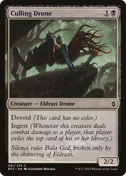 Culling Drone (BFZ-091) - Battle for Zendikar: (devoid) Foil