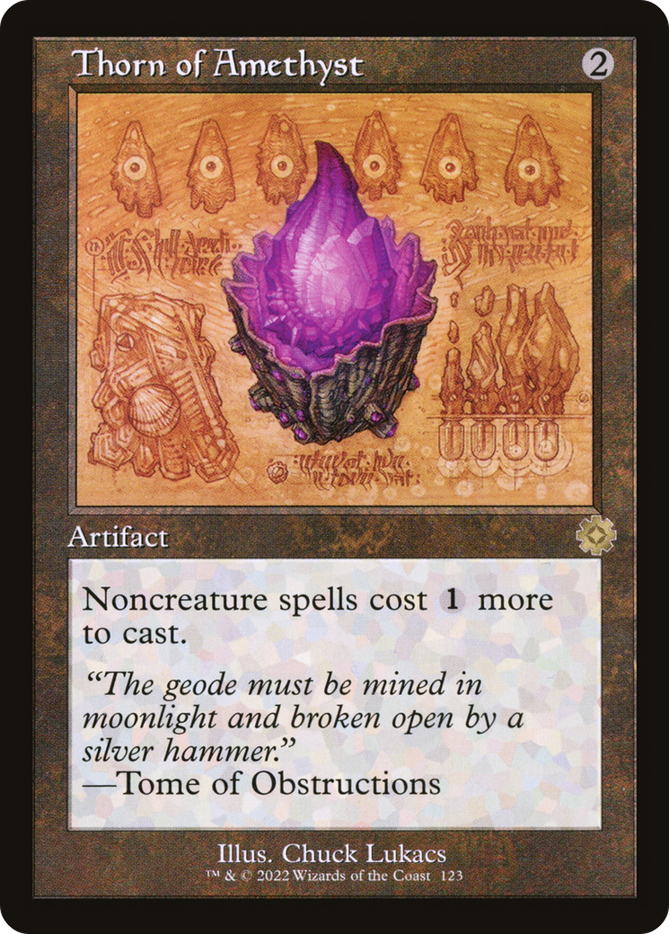 Thorn of Amethyst (BRR-123) - The Brothers' War Retro Artifacts