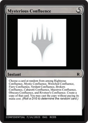 Mysterious Confluence (UNK-RC05A) - Unknown Event