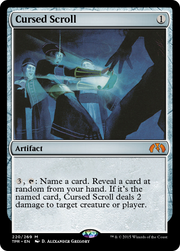Cursed Scroll (TPR-220) - Tempest Remastered Foil