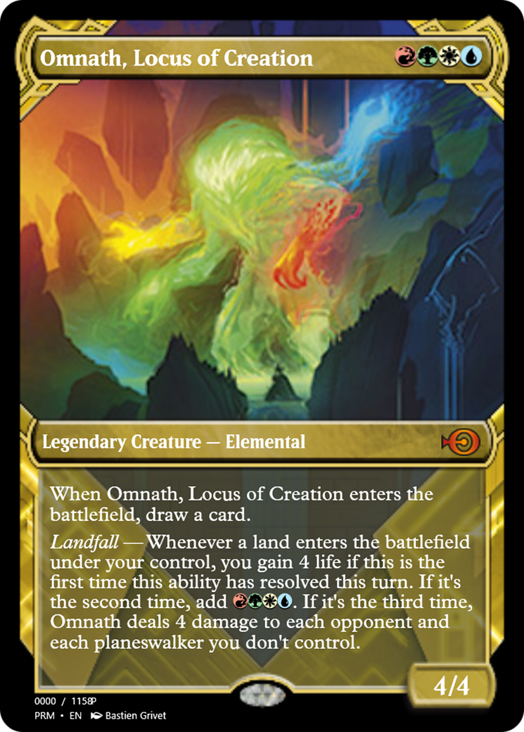 Omnath, Locus of Creation (PRM-83716) - Magic Online Promos Foil