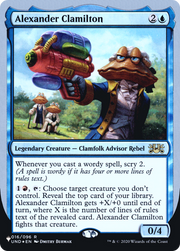 Alexander Clamilton (LIST-010) - The List (Unfinity Foil Edition) Foil