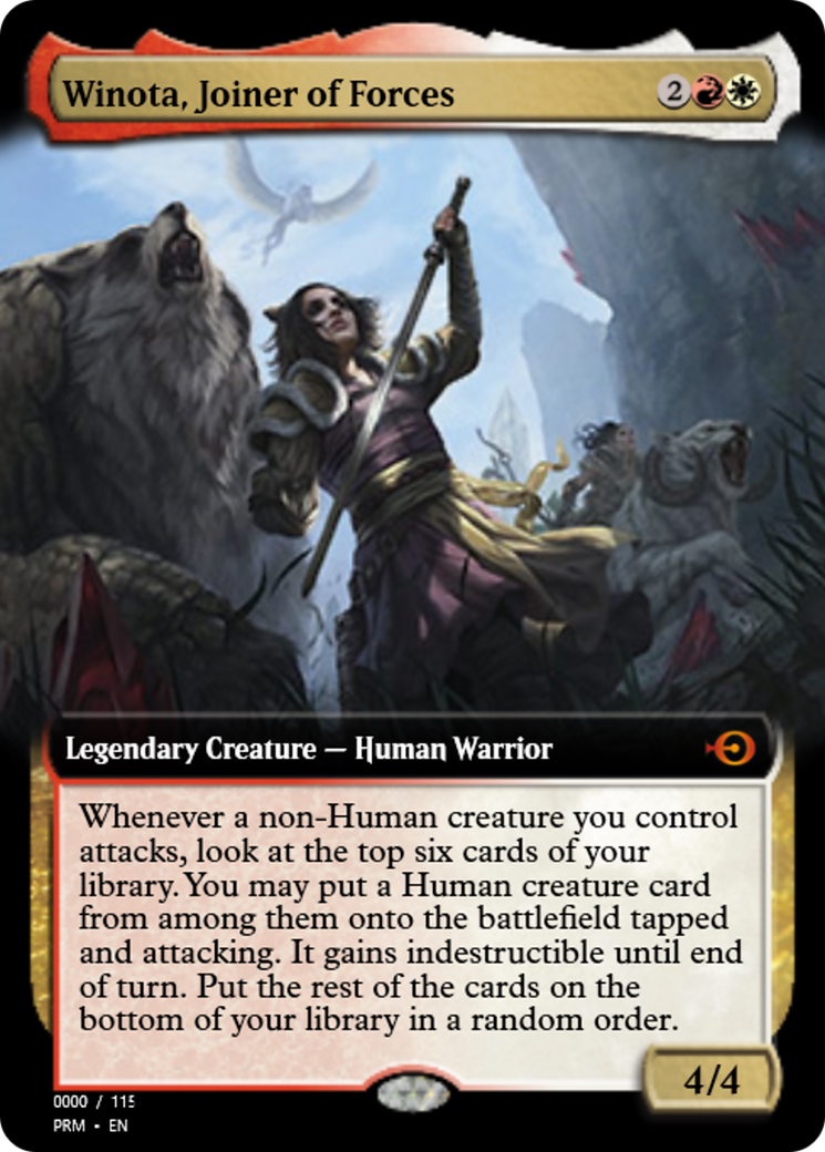 Winota, Joiner of Forces (PRM-80807) - Magic Online Promos Foil