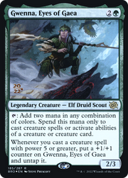 Gwenna, Eyes of Gaea (PRE-185S) - The Brothers' War Promos Foil