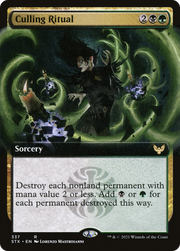 Culling Ritual (STX-337) - Strixhaven: School of Mages: (Extended Art) Foil