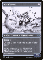 Myr Convert (ONE-297) - Phyrexia: All Will Be One: (Showcase) Foil