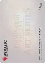 Jedit Ojanen, Mercenary // Jedit Ojanen, Mercenary (ADMU-048) - Dominaria United Art Series (Borderless) Foil