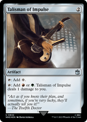 Talisman of Impulse (WHO-842) - Doctor Who Foil