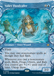 Valley Floodcaller (BLB-308) - Bloomburrow: (Showcase) (Borderless) Foil