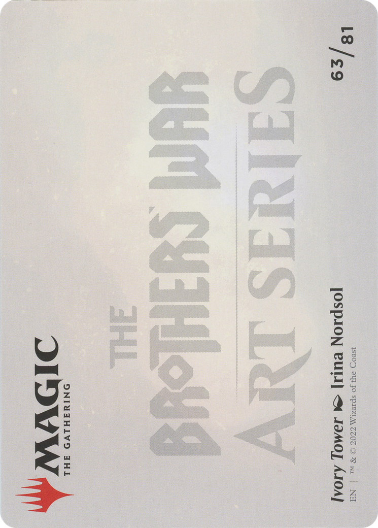 Ivory Tower // Ivory Tower (ABRO-063) - The Brothers' War Art Series (Borderless)