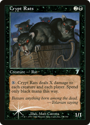 Crypt Rats (7ED-125★) - Seventh Edition Foil