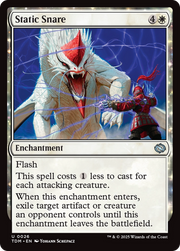 Static Snare (TDM-026) - Tarkir: Dragonstorm: (enchantment) Foil