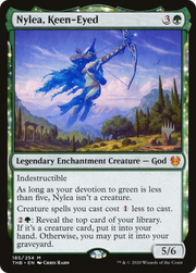 Nylea, Keen-Eyed (PPTHB-185P) - Theros Beyond Death Promos: (enchantment)