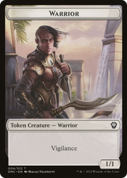 Warrior (TDMC-004) - Dominaria United Commander Tokens Foil