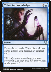 Thirst for Knowledge (CMR-103) - Commander Legends Foil