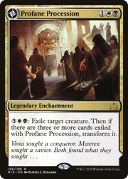 Profane Procession // Tomb of the Dusk Rose (RIX-166) - Rivals of Ixalan: (compasslanddfc)