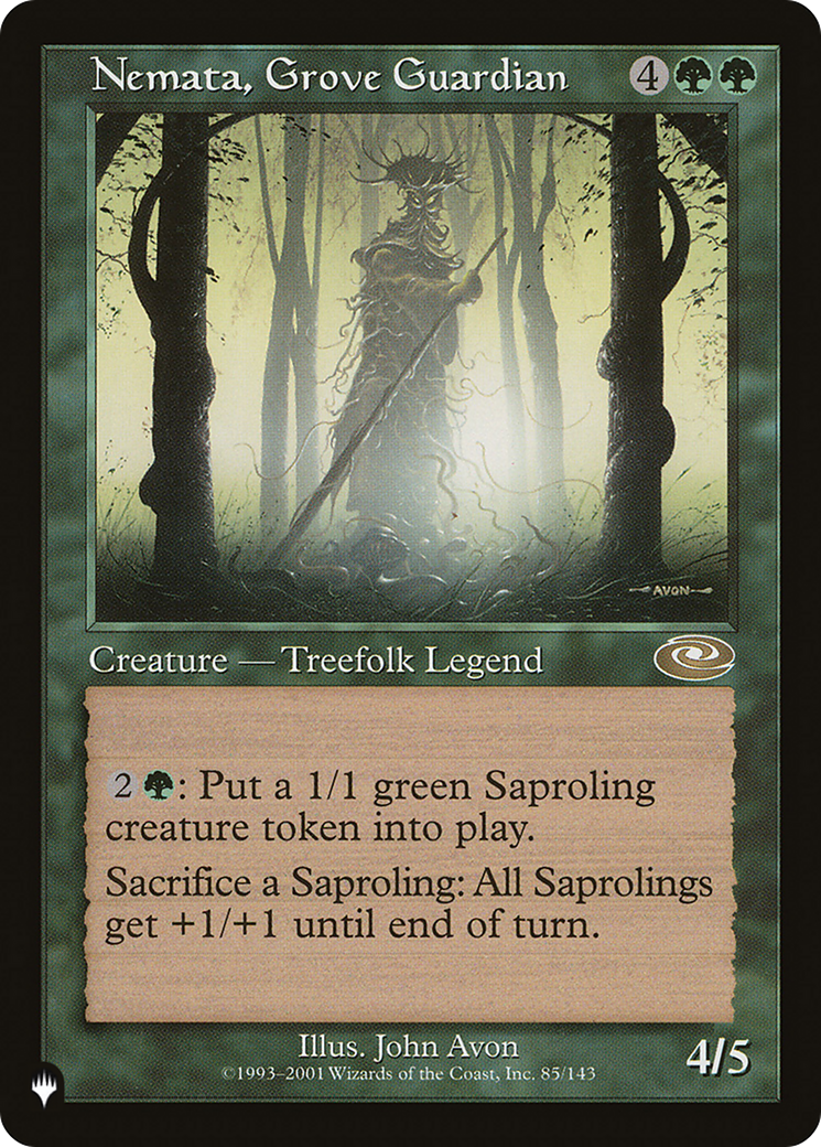 Nemata, Grove Guardian (LIST-PLS-85) - The List