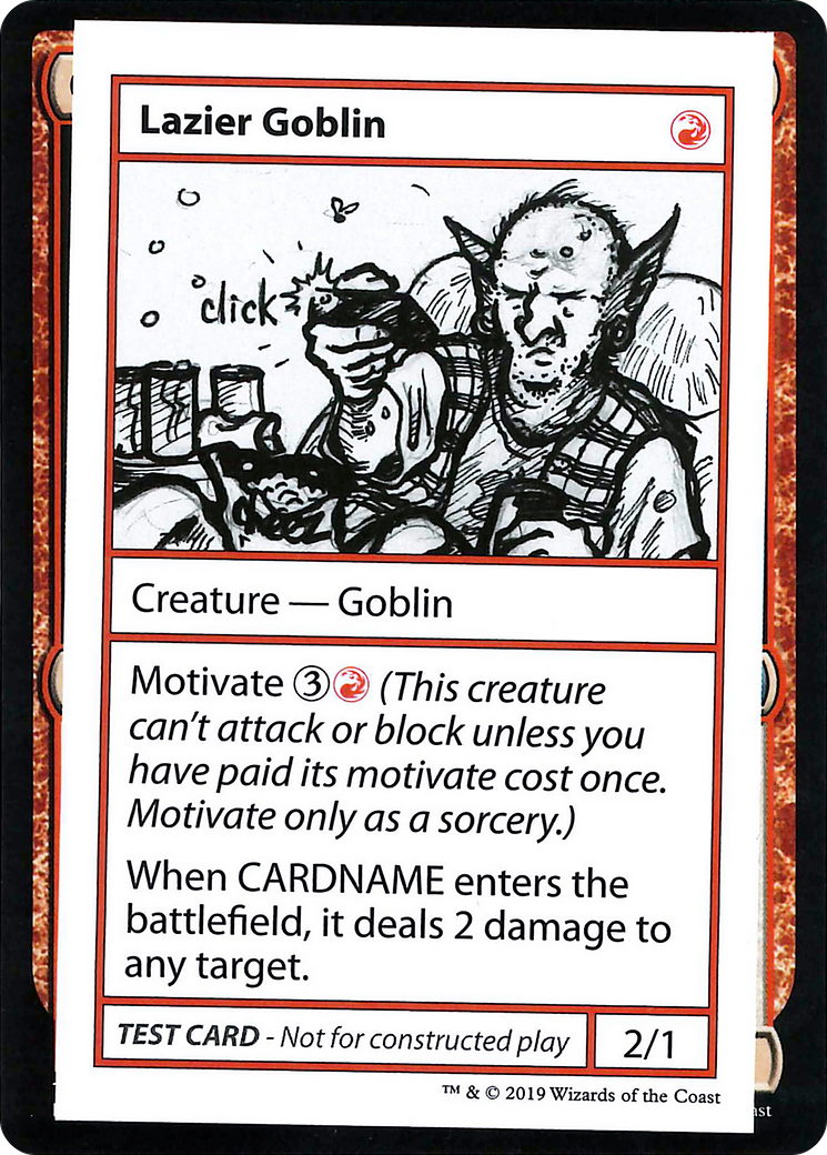 Lazier Goblin (CMB1-056) - Mystery Booster Playtest Cards 2021
