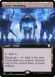 Urza's Workshop (BRC-051) - The Brothers' War Commander: (Extended Art)