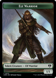 Elf Warrior (TCMM-072) - Commander Masters Tokens