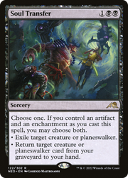 Soul Transfer (NEO-122) - Kamigawa: Neon Dynasty Foil