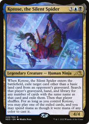 Kotose, the Silent Spider (PPNEO-228) - Kamigawa: Neon Dynasty Promos