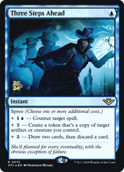 Three Steps Ahead (PRE-075) - Outlaws of Thunder Junction Promos Foil