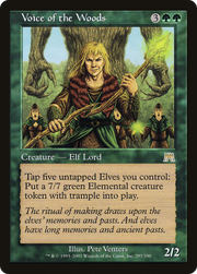 Voice of the Woods (ONS-297) - Onslaught Foil
