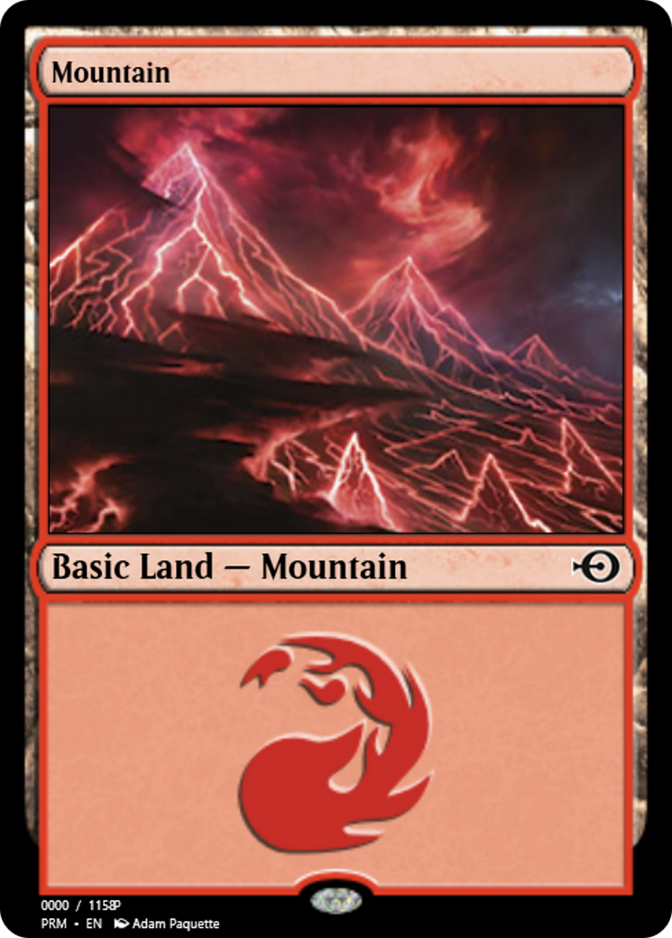 Mountain (PRM-81870) - Magic Online Promos Foil