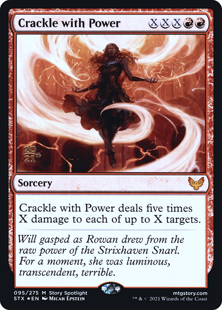 Crackle with Power (PRE-95S) - Strixhaven: School of Mages Promos Foil