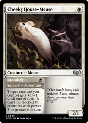 Cheeky House-Mouse // Squeak By (WOE-007) - Wilds of Eldraine Foil