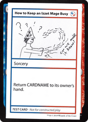 How to Keep an Izzet Mage Busy (CMB1-093) - Mystery Booster Playtest Cards 2021